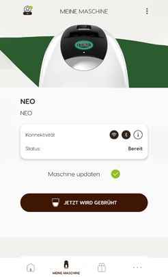 Dolce Gusto Neo App-Screenshots