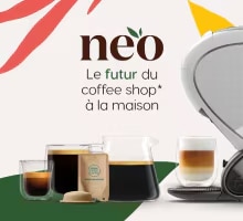 Bannière avec des produits NEO