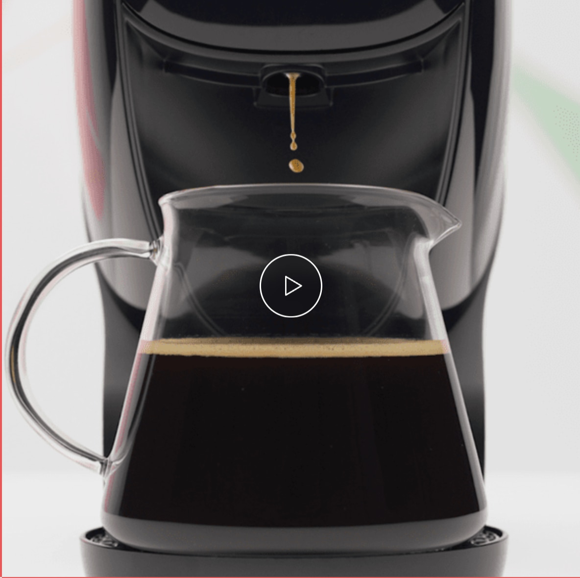 Video über die langsame Kaffee-Extraktion von Dolce Gusto