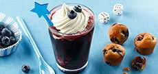 Café Frappé GRANDE mit Muffins